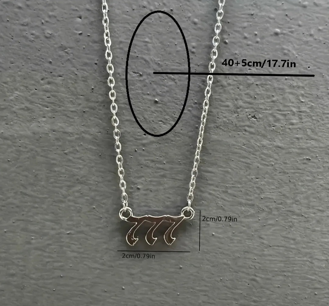 777 Pendant Necklace image 1