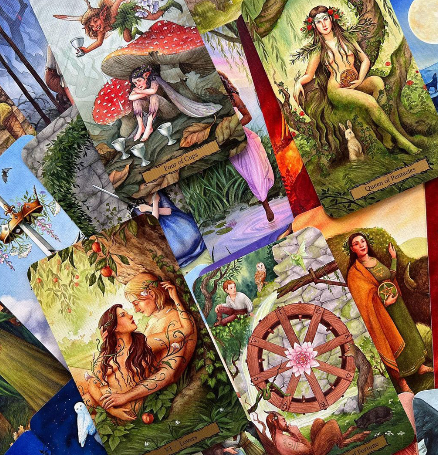 Tarot Of The Witch's Garden- Tarot Card Deck image 2