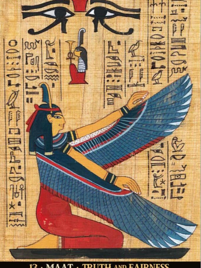 Egyptian Gods Oracle Cards Deck