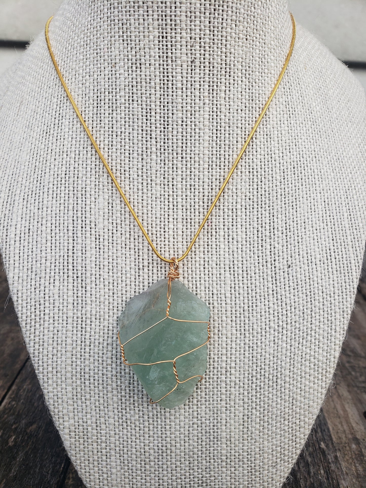 Natural Green Quartz Necklace image 4