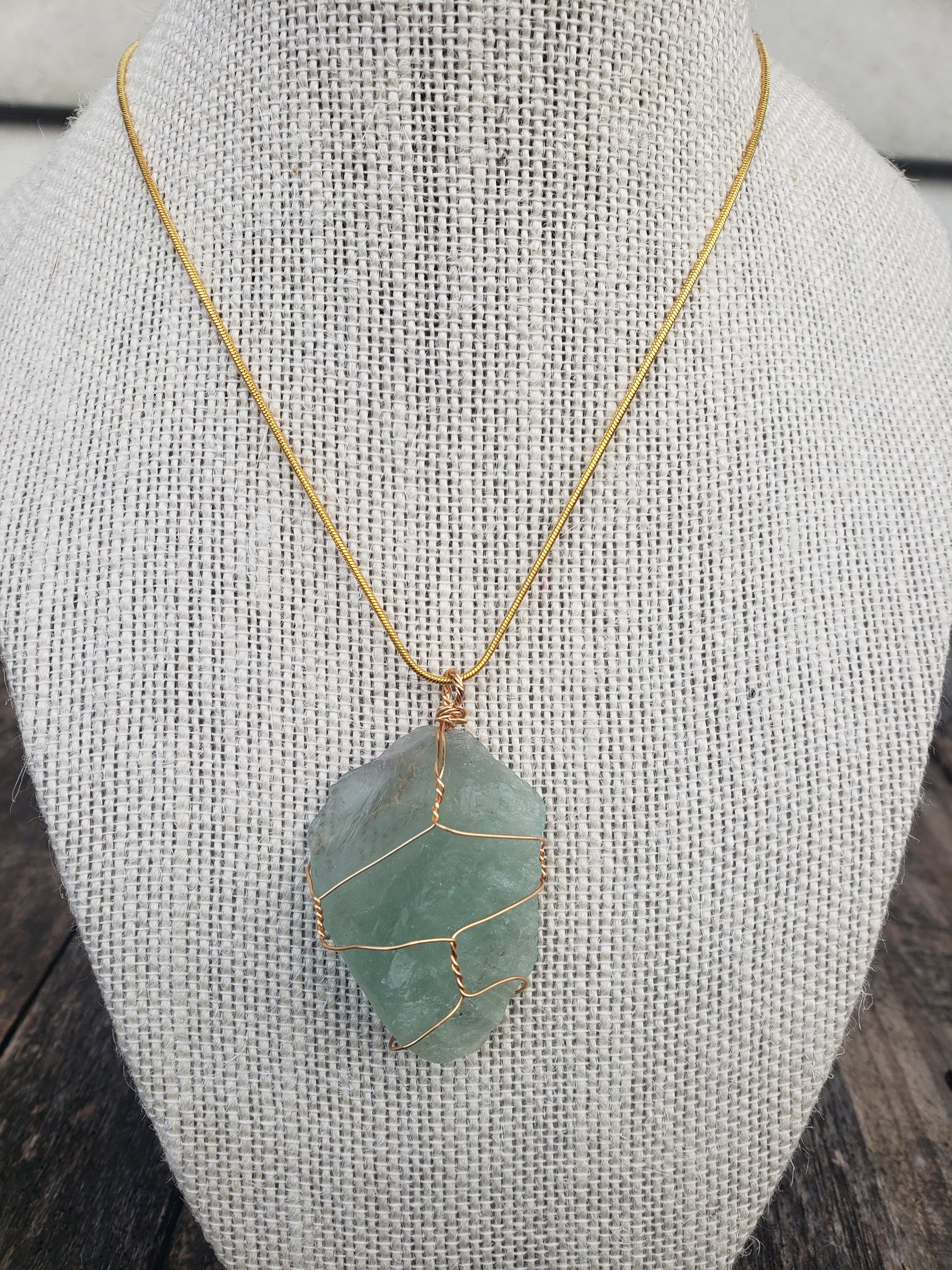 Natural Green Quartz Necklace image 4