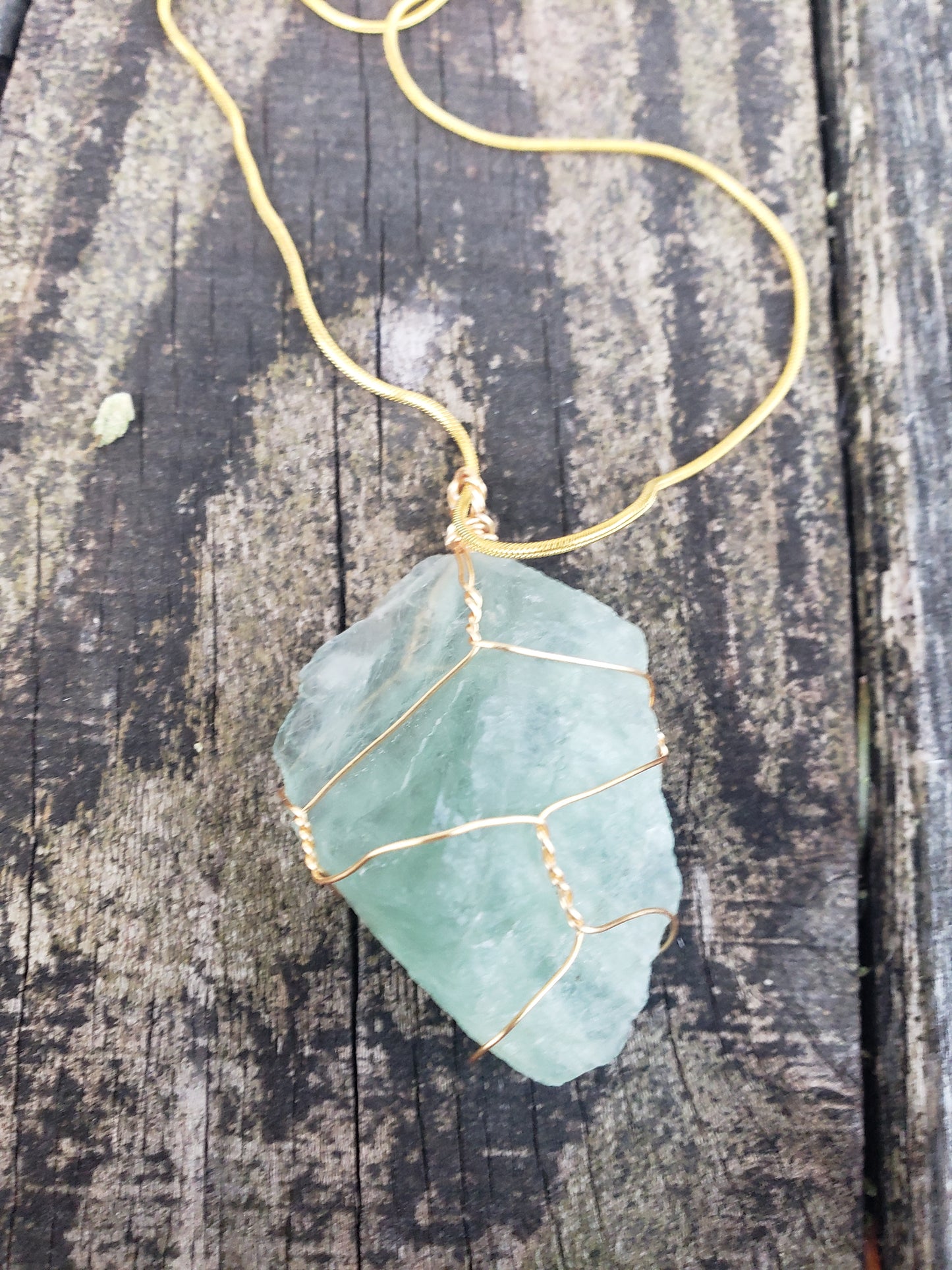 Natural Green Quartz Necklace image 2