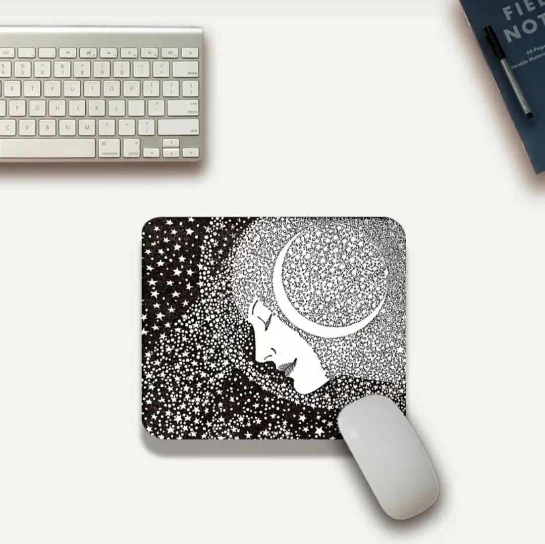 White Goddess Mouse Pad image 1