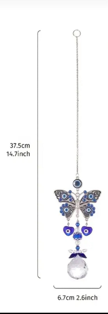 Evil Eye Butterfly Suncatcher image 1