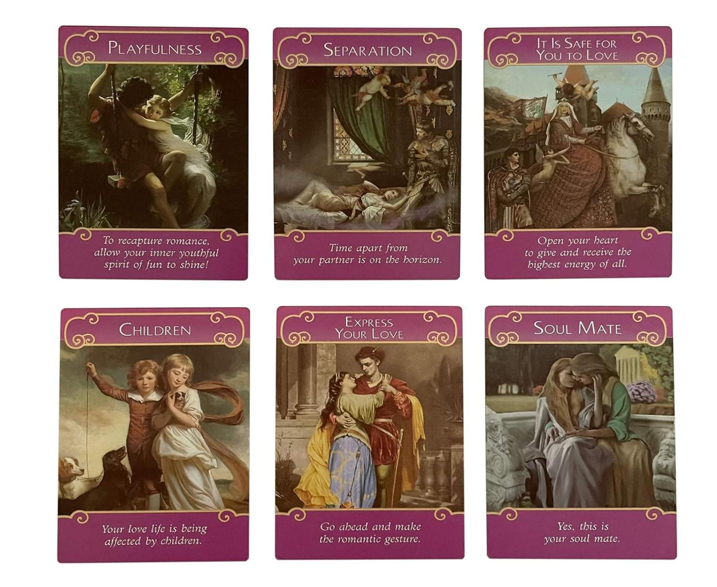 The Romance Angels Oracle Cards Deck