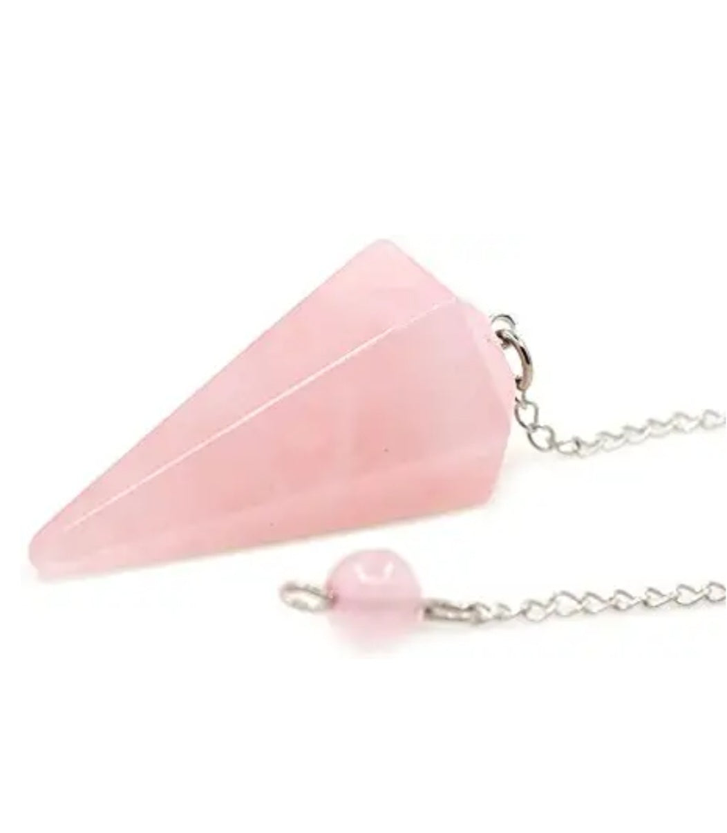 Rose Quartz Pendulum image 1