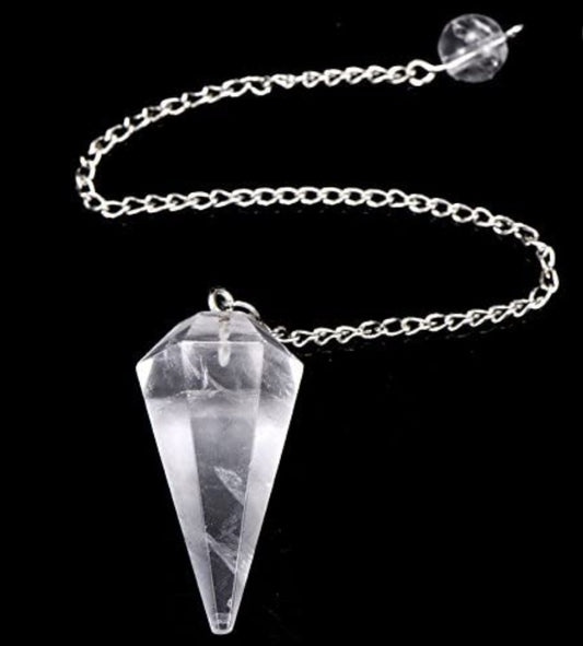 Clear Quartz Pendulum image 0