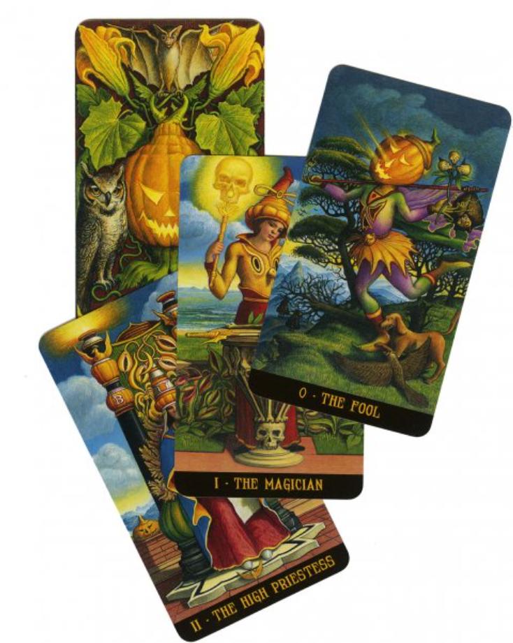 Jack-O'-Lantern Tarot Card Deck
