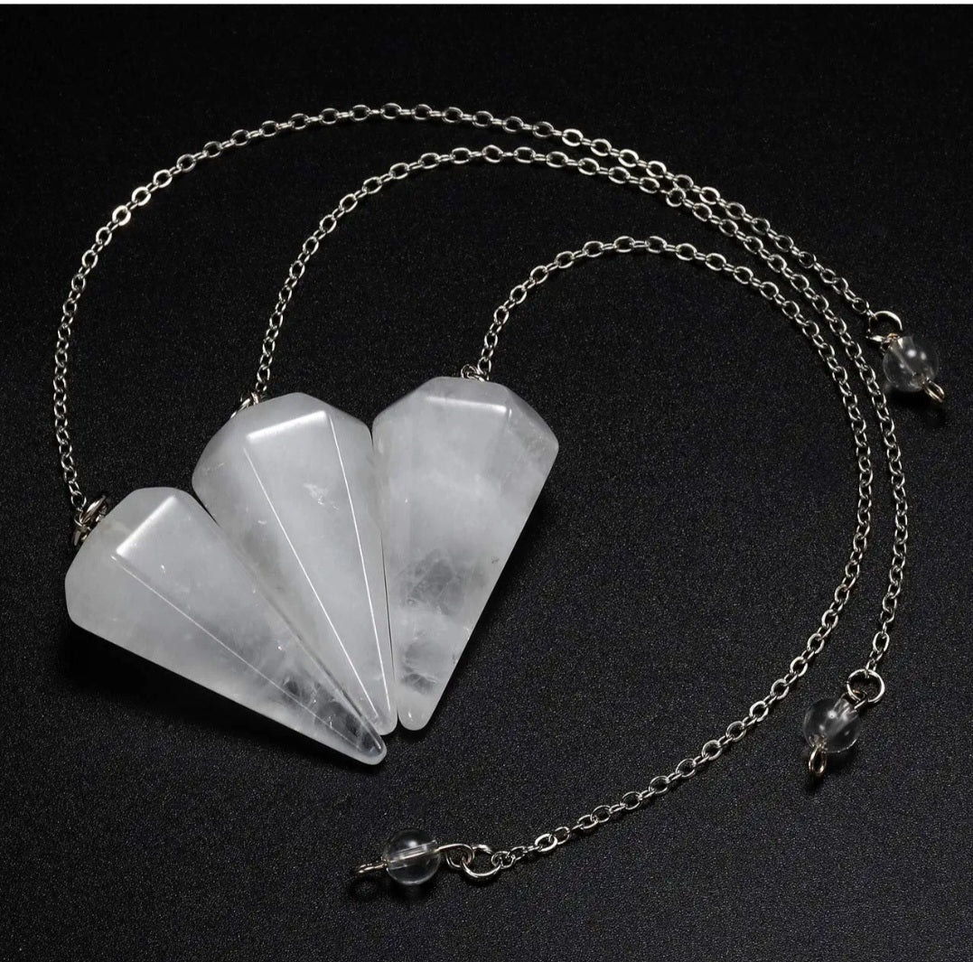 Clear Quartz Pendulum image 3