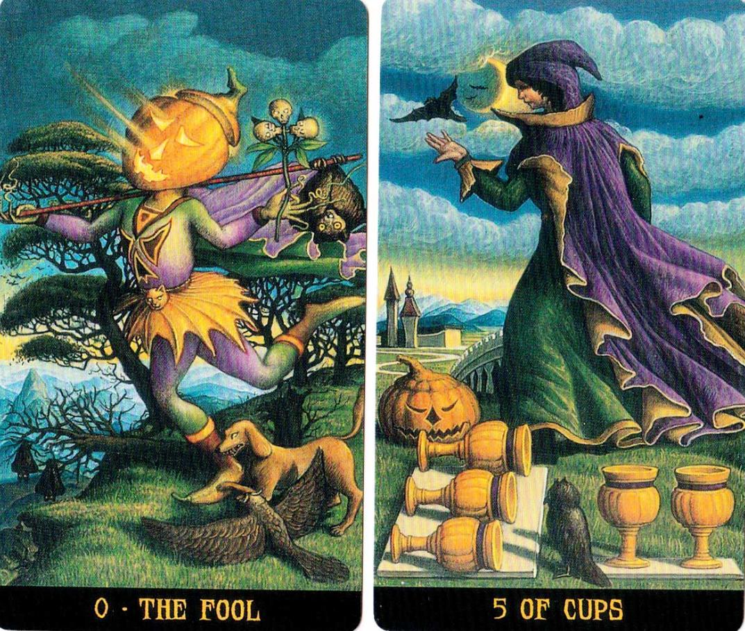 Jack-O'-Lantern Tarot Card Deck